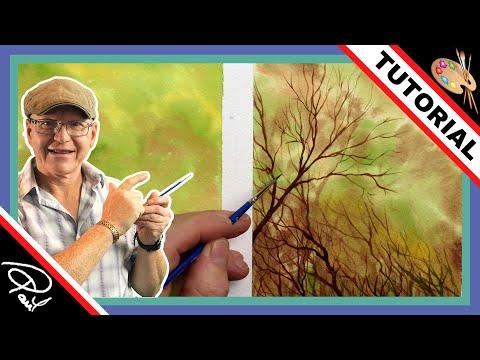 Видео: Быстрые и простые акварельные фоны (№ 9)