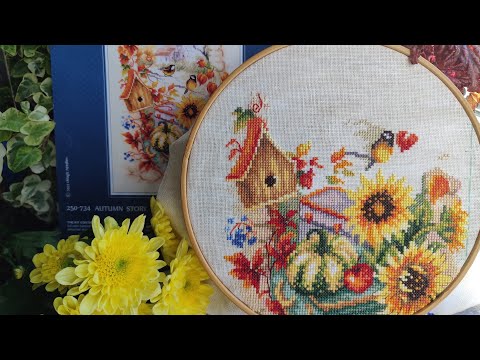 Видео: Вышивка октябрь 2024 г.Чудесная игла,Sam Sarah,Une Croix le Temps d'un The,Barbara Ana Designs