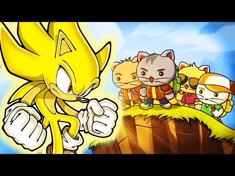 Видео: СУПЕР СОНИК ПОМОГАЕТ КОТЯТАМ ► StrikeForce Kitty |4| Прохождение