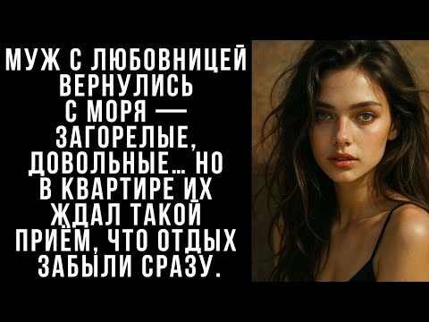 Видео: Муж с любовницей вернулись с моря   загорелые, довольные… Но в квартире их ждал такой приём, что