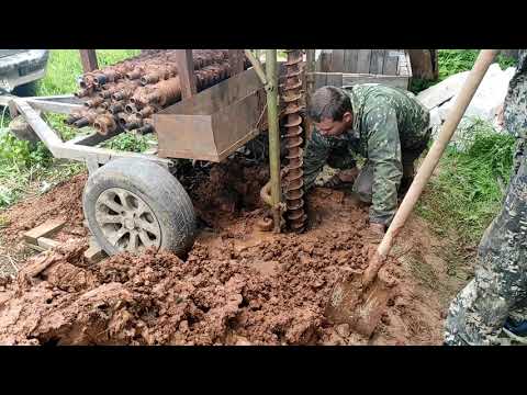 Видео: Бурение скважины наконец долгожданная вода