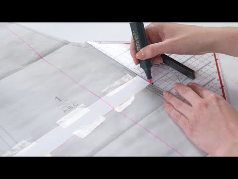 Видео: Как скорректировать выкройку по длине: мастер-класс