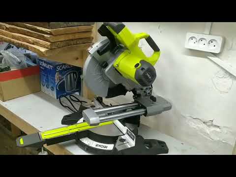 Видео: Бюджетная торцовочная пила RYOBI  EMS216L и её доработка по выборке люфта