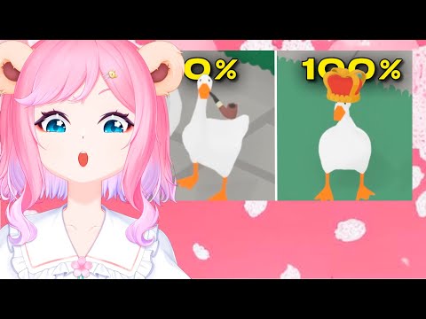 Видео: SATI AKURA смотрит Я прошел UNTITLED GOOSE GAME на 100%