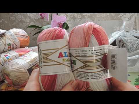 Видео: Заказ пряжи из интернет магазина 1   рукодельный