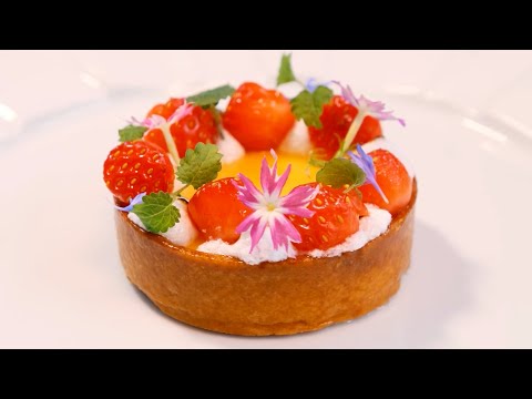 Видео: Лимонная тарталетка с клубникой