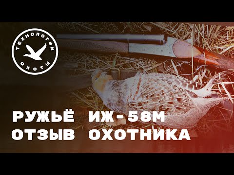 Видео: ИЖ-58М ОБЗОР ОХОТНИЧЬЕГО РУЖЬЯ