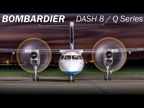 Видео: Bombardier Dash 8/Q Series - турбовинтовой регионал