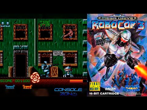 Видео: Robocop 3 (Робокоп 3) - прохождение игры (Sega Mega Drive)