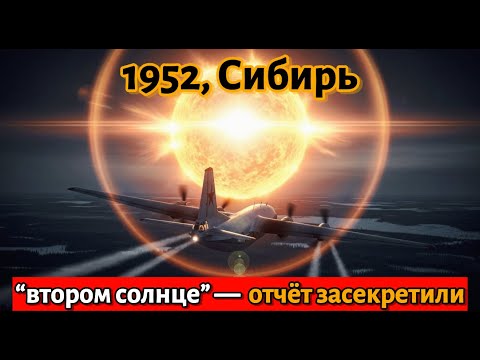 Видео: 1952, Сибирь: пилоты сообщили о “втором солнце” — отчёт засекретили