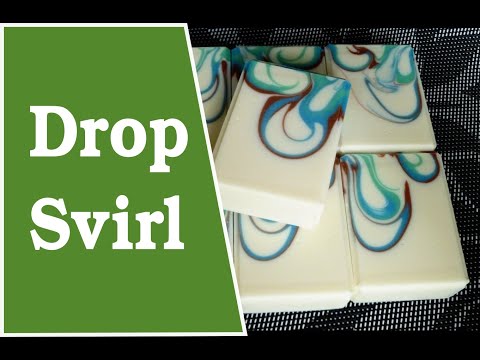 Видео: Making Soap, Cold Process. Дроп заливка мыла с кристаллическим ментолом.