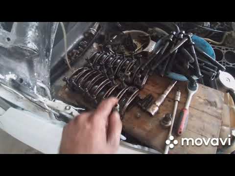 Видео: Мерседес w124,разбор двигателя м 104