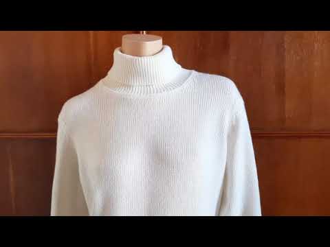 Видео: Свитерок, полуприталенного силуэта