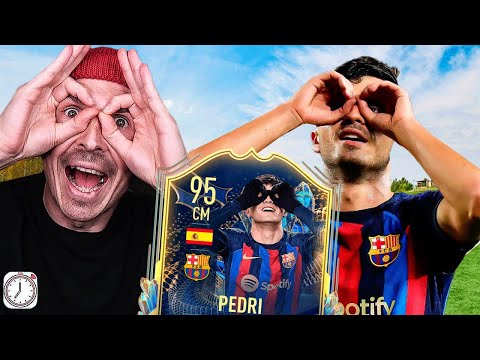 Видео: ЛУЧШИЙ ИГРОК БАРСЕЛОНЫ - TOTS ПЕДРИ В СОСТАВЕ ЗА 5 МИНУТ FIFA 23