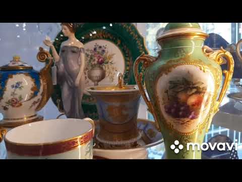Видео: АНТИКВАРНЫЙ МАГАЗИН В МОСКВЕ 3 Ч. #антикварноестекло#антиварный фарфор#антикварныефарфоровыефигурки#