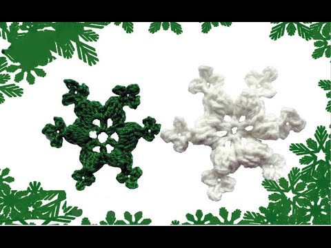 Видео: СНЕЖИНКА КРЮЧКОМ/КАК СВЯЗАТЬ СНЕЖИНКУ КРЮЧКОМ?/ВЯЗАНИЕ КРЮЧКОМ/СНЕЖИНКИ СВЯЗАННЫЕ КРЮЧКОМ/ № 3