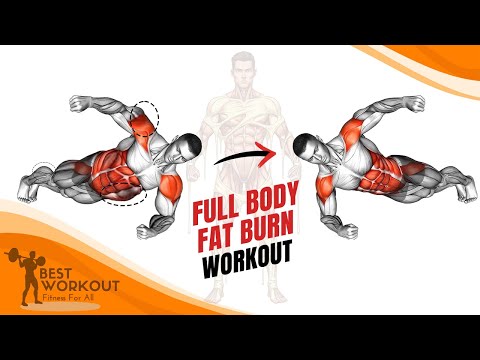 Видео: Тренировка для сжигания жира на всём теле | Сжигайте калории и быстро обретайте форму