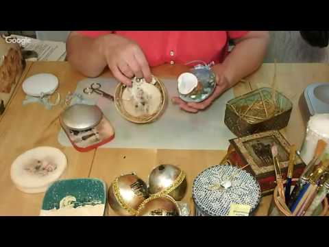 Видео: Галина Вакула  Cоздание сложного фона, имитация потали, вживление, секреты декора