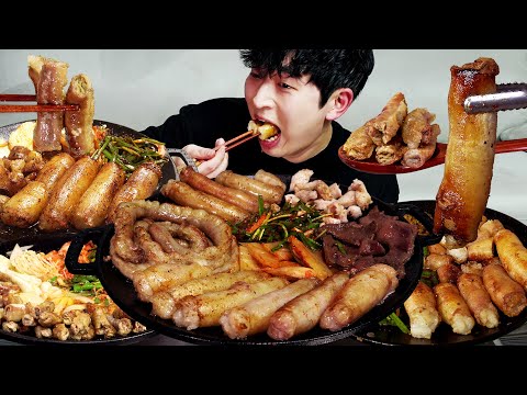 Видео: Говяжий рубец на гриле Коллекция мукбанга MUKBANG ASMR REALSOUND EATINGSHOW