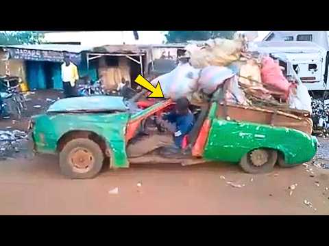 Видео: Самые безумные и смешные машины, едущие по дороге!