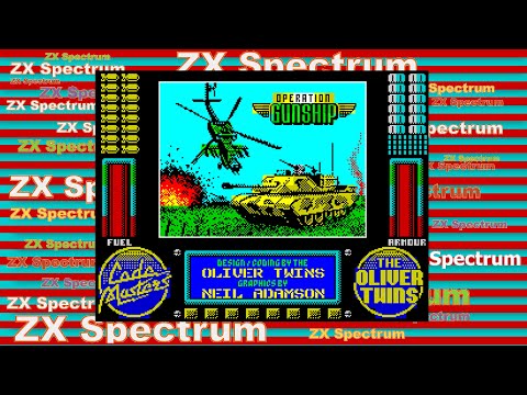 Видео: Ретро игра Operation Gunship / Прохождение игры на ZX Spectrum