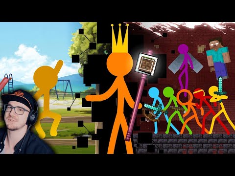 Видео: Анимация vs. МАЙНКРАФТ ► КОРОЛЬ The King - Ep 30 ( Animation vs. Minecraft Shorts ) Alan | Реакция