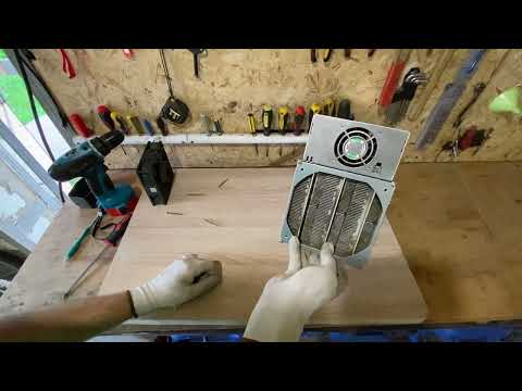 Видео: Чистим асик от пыли на примере Whatsminer M50 - часть 2