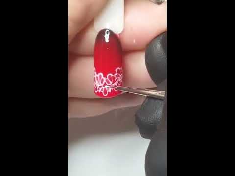 Видео: Юлия Билей - Быстро и легко рисуем кружево на ногтях Periscope