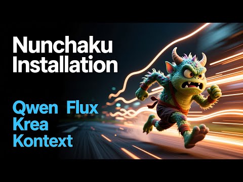 Видео: Установка Nunchaku - Qwen Krea Flux Kontex (comfyui)
