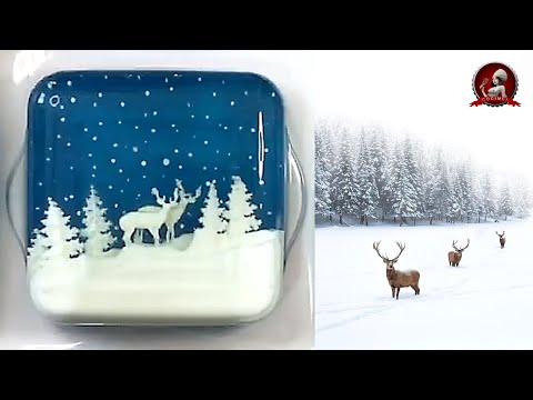 Видео: Желе 3D Сказочный зимний лес
