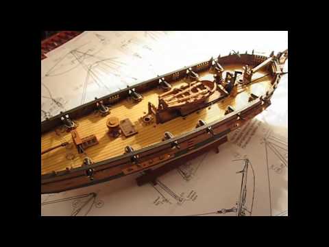 Видео: Шхуна "Полоцк". Рекомендации перед установкой такелажа.