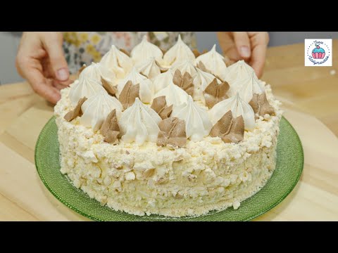 Видео: ТОРТ “ПОЛЁТ”🍰 Классика проверенная временем! Хрупкие, хрустящие меренговые коржи и крем Шарлотт!