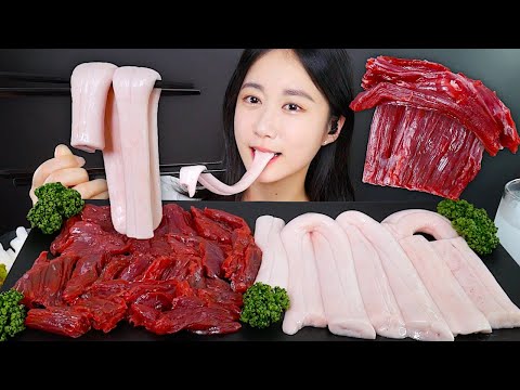 Видео: ASMR MUKBANG | Мягкий Сырой Говяжий Позвоночник🤍 Сырая Говядина *Такой Свежий И Мягкий | eating