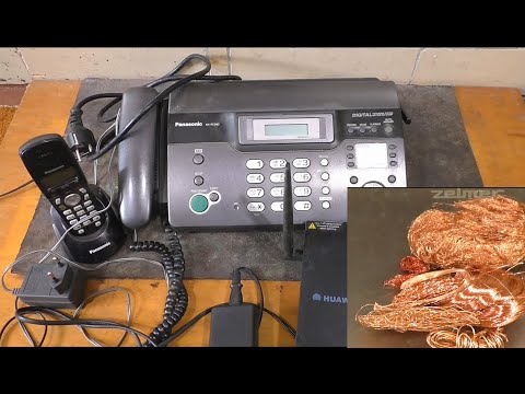 Видео: Телефон факс на металл. Ищу Медь и золото