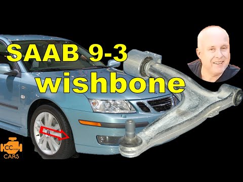 Видео: Замена переднего поперечного рычага Saab 9-3 | Стук в передней части при проезде неровностей