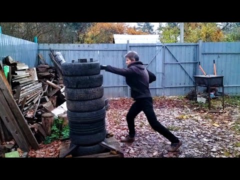 Видео: Круговая тренировка. Кач и серии ударов руками. День 54.