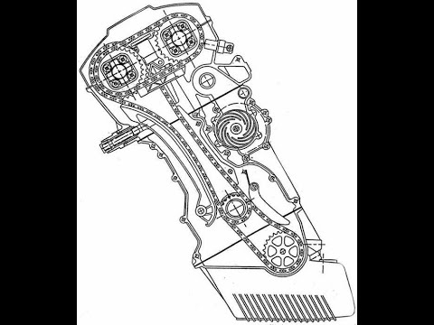 Видео: Замена цепи БМВ е34 м50b20. Часть 2