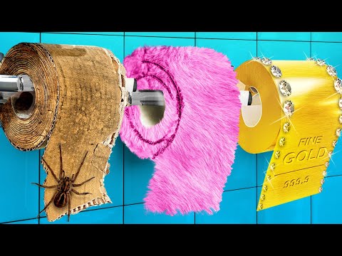 Видео: БОГАТЫЕ И БЕДНЫЕ! ЛАЙФХАКИ ДЛЯ ВАННОЙ КОМНАТЫ НА ВСЕ СЛУЧАИ ЖИЗНИ