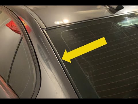 Видео: Замена резиновой окантовки и уплотнителя заднего стекла BMW e90