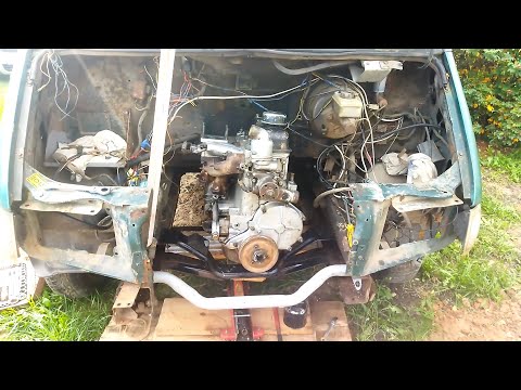Видео: Установка УМЗ 417 в ГАЗ 2705. Когда купил говна но рад. Сколько весит V8? Часть 2.