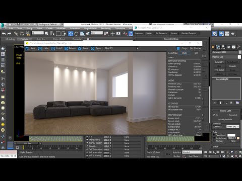 Видео: 6 этапов построения сцены. 3DS Max. Corona.