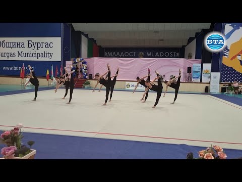Видео: Подиум тренировка за отборите на България преди Балканските игри по естетическа гимнастика