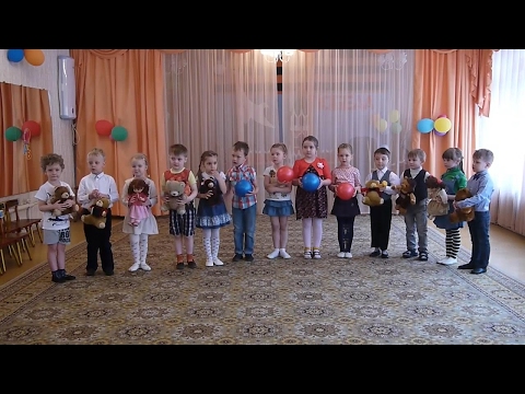 Видео: Вокальный конкурс в детском саду. Хоровое и сольное исполнение.