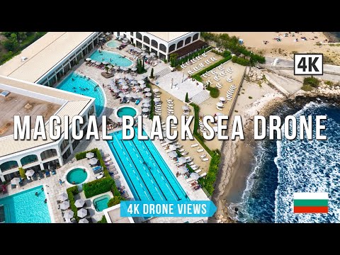 Видео: Свети Константин и Елена, Болгария 🌊 Потрясающий 4K тур с дрона Сентябрь 2025