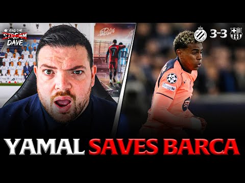 Видео: ЯМАЛ СПАСАЕТ «БАРУ»! У ОБОРОНЫ СЕРЬЕЗНЫЕ ПРОБЛЕМЫ! РЕАКЦИЯ «Брюгге» — «Барселона» 3:3