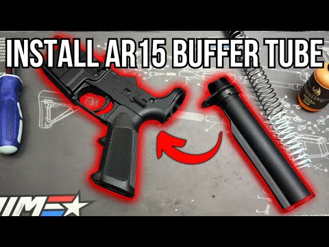 Видео: Как установить буферную трубку на AR15 | Сборка PSA AR15