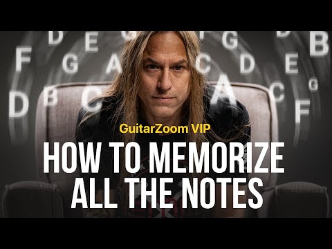 Видео: Как запомнить все ноты на гитаре | GuitarZoom.com