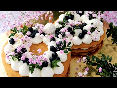 Видео: Торт Цифра на 8 🌷Марта🌷