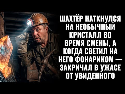 Видео: Шахтёр наткнулся на кристалл на смене, а когда посветил фонариком -  закричал в ужасе от увиденного