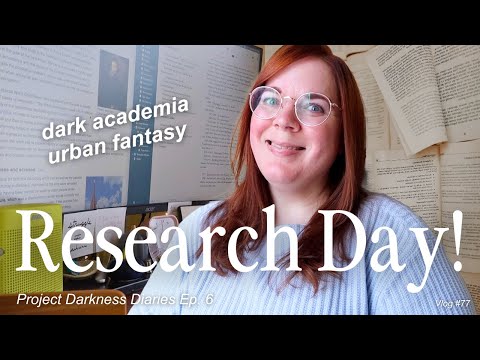 Видео: Исследования для моего романа в жанре городского фэнтези «Тёмная академия» | Project Darkness Dia...